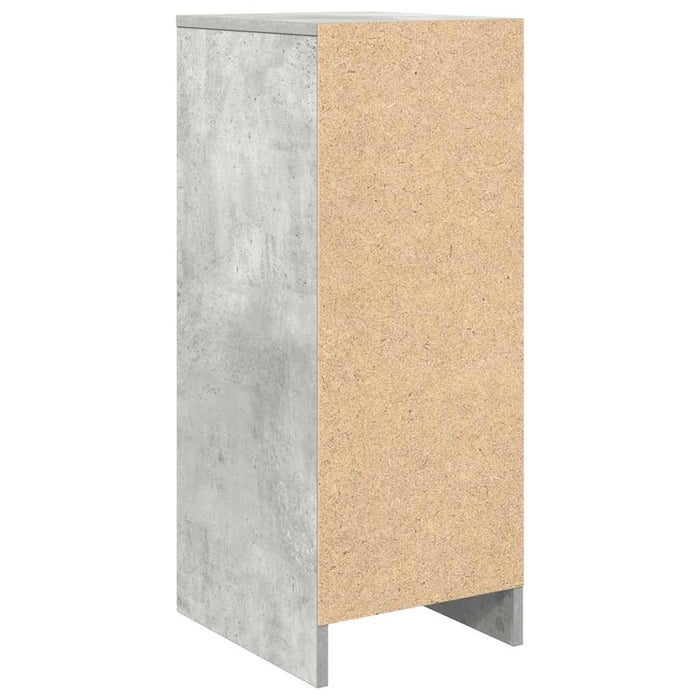 Shoe Cabinet Concrete Grey 29.5x34x76 cm Engineered Wood