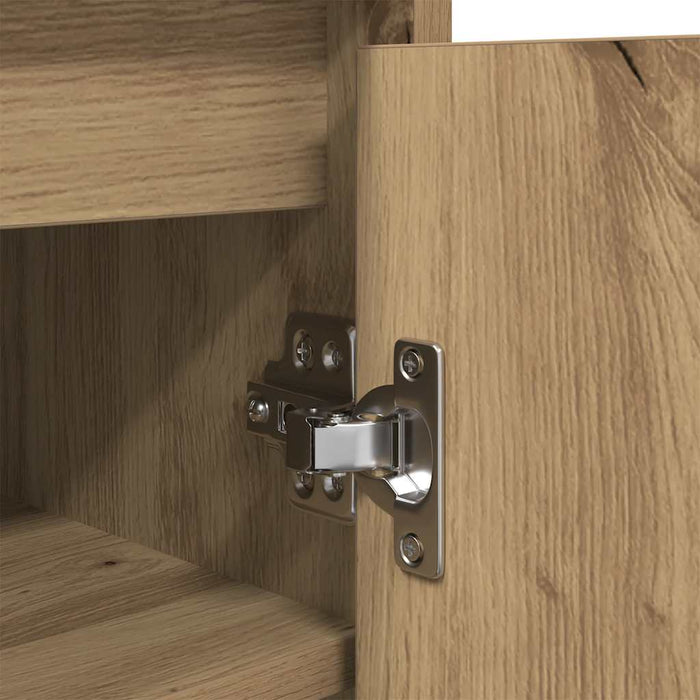 Shoe Cabinet Artisan Oak 29.5x34x76 cm Engineered Wood