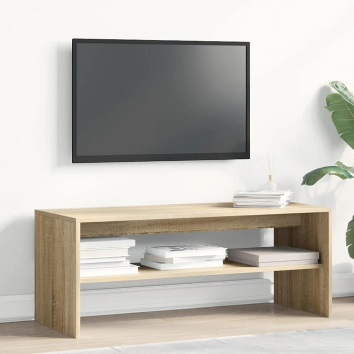 Тумба под телевизор Sonoma Oak 100x40x40 см Инженерная древесина