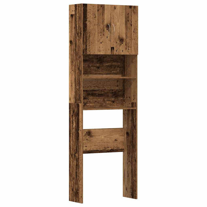 Шкаф для стиральной машины Old Wood 64x24x190 см Инженерное дерево