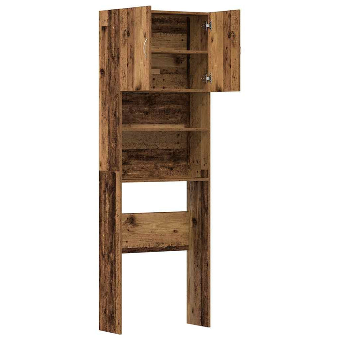 Шкаф для стиральной машины Old Wood 64x24x190 см Инженерное дерево