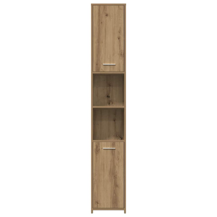 Bathroom Cabinet Artisan Oak 30x30x183.5 cm Engineered Wood