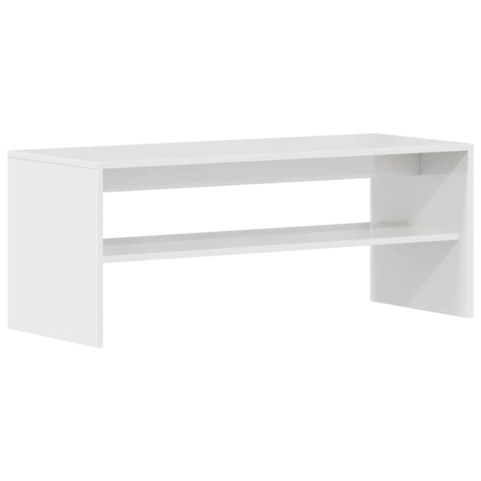 TV Cabinet High Gloss White 100x40x40 cm Engineered Wood