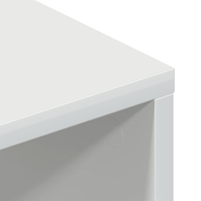 TV Cabinet High Gloss White 100x40x40 cm Engineered Wood