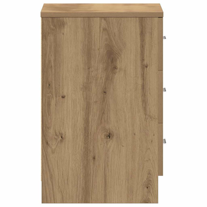 Bedside Cabinet Artisan Oak 38x35x55 cm Engineered Wood