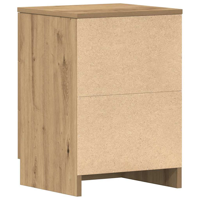 Bedside Cabinet Artisan Oak 38x35x55 cm Engineered Wood