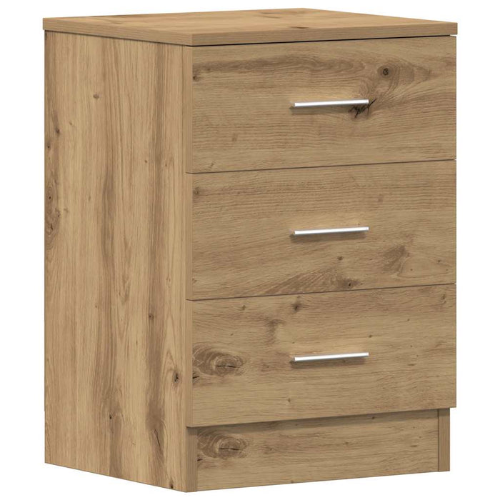 Bedside Cabinets 2 pcs Artisan Oak 38x35x55 cm Engineered Wood