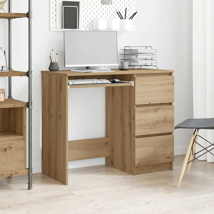 Desk Artisan Oak 90x45x76 cm Engineered Wood