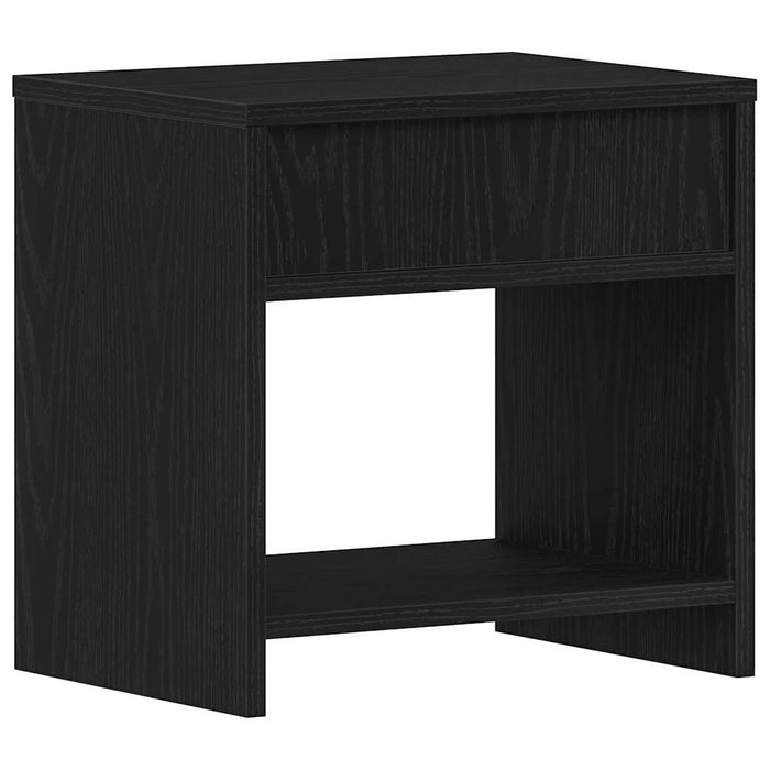 Noptiera 2 bucati Stejar Negru 40x30x40 cm Lemn Cosinat