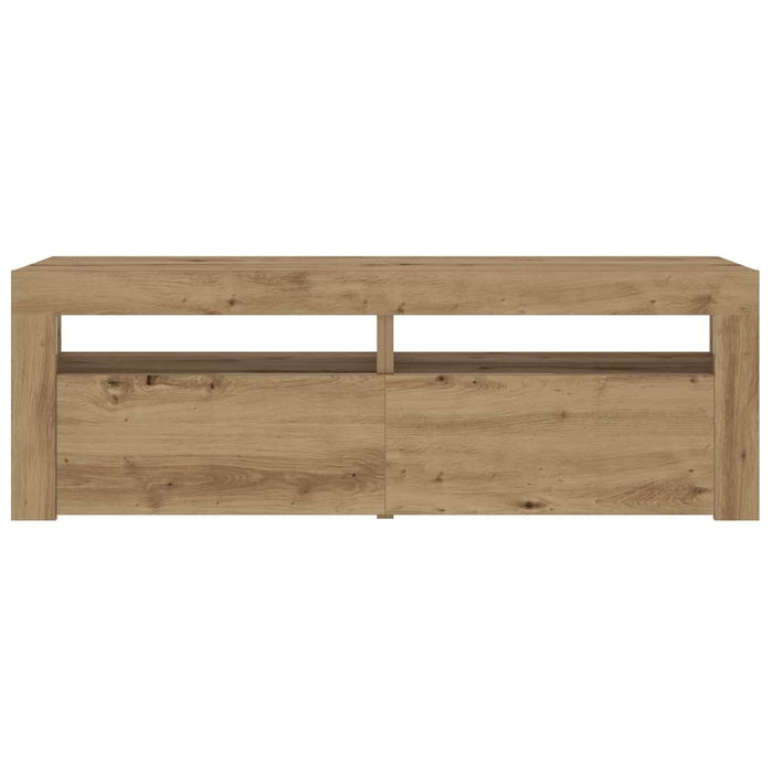 Bedside Cabinets 2 pcs with LEDs Artisan Oak 60x35x40 cm