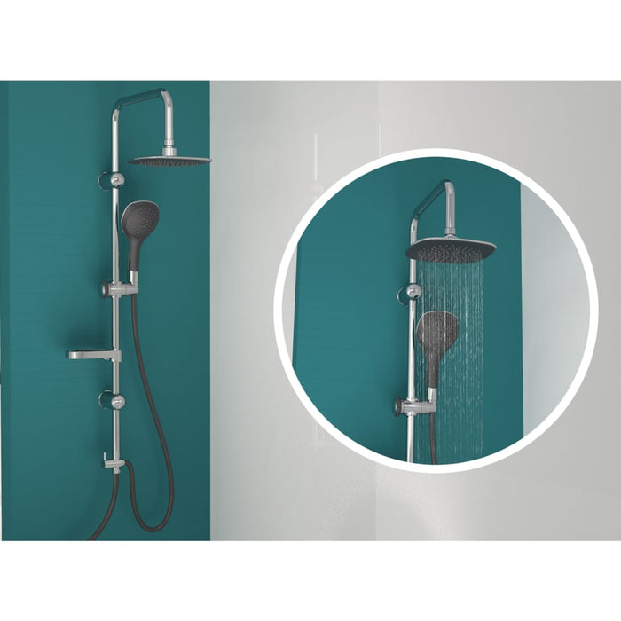 EISL Shower Set DUSCHTRAUM Chrome and Black